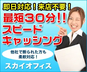 キャッシングサービス【スカイオフィスキャッシング】